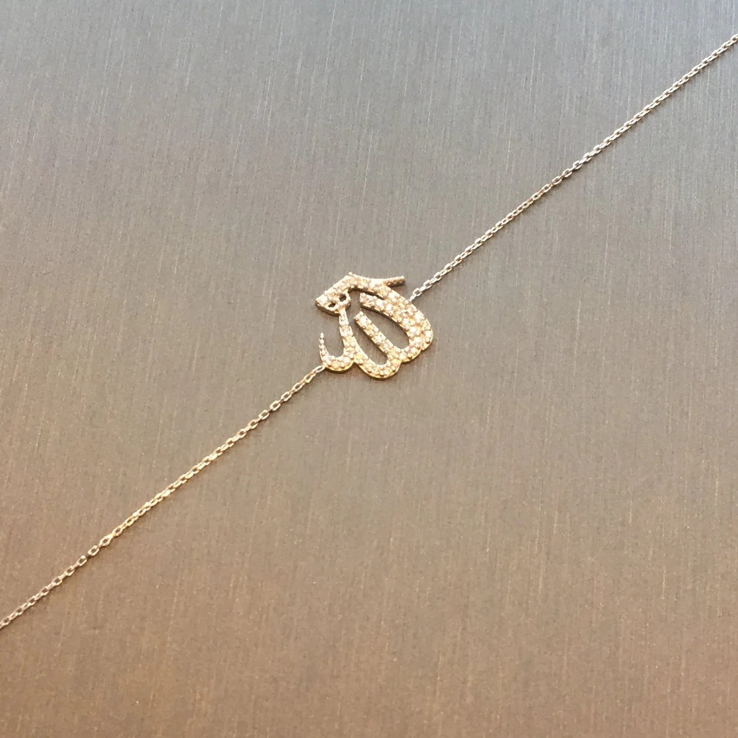 Medium Pave Allah Bracelet