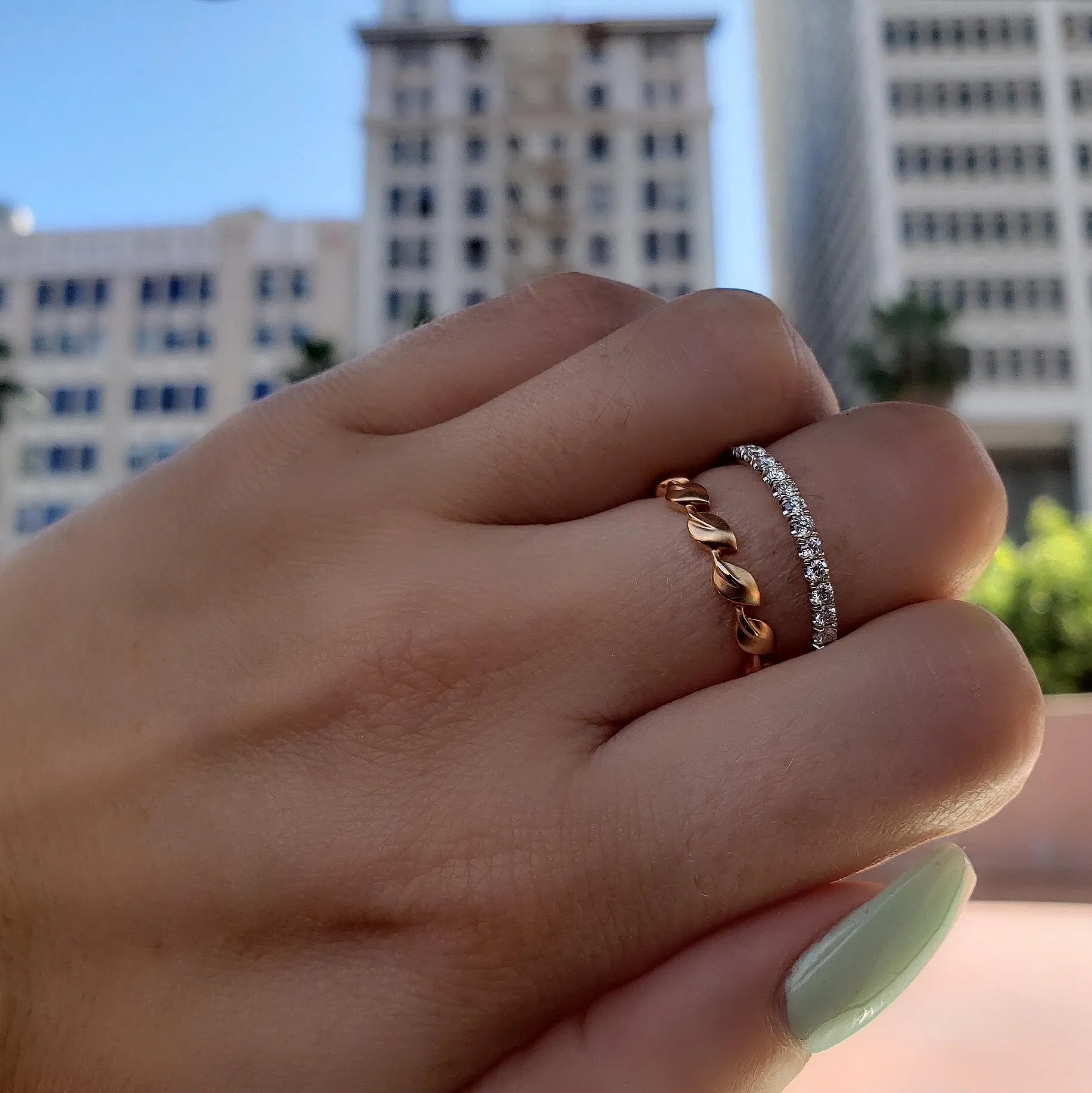 Melody Diamond Ring Band