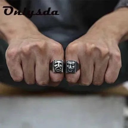 Men's Retro Gothic Biker Punk Vintage Ring