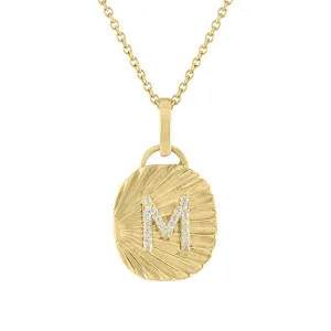 Millie Diamond Initial Charm Necklace