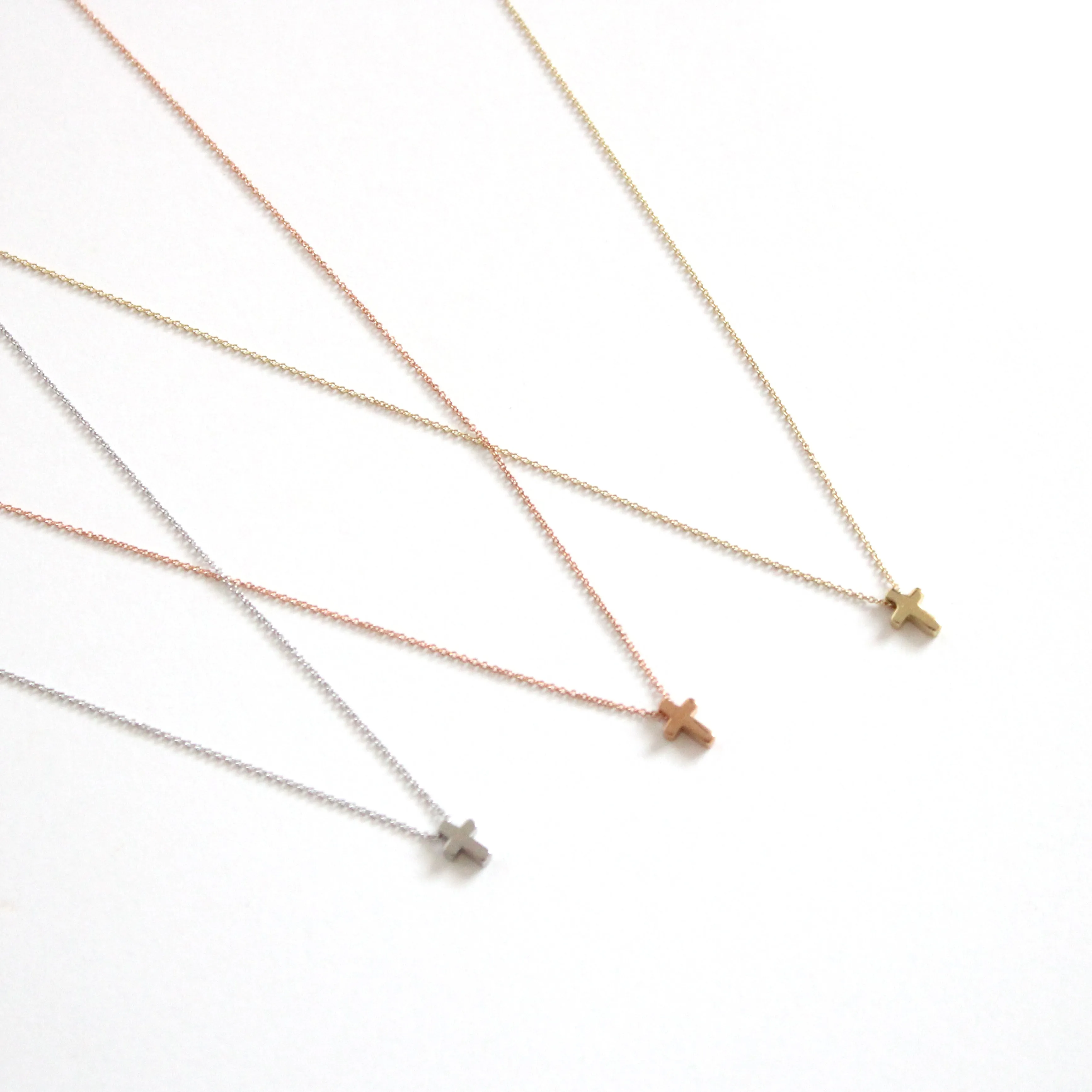 Mini Love Letter Cross Necklace