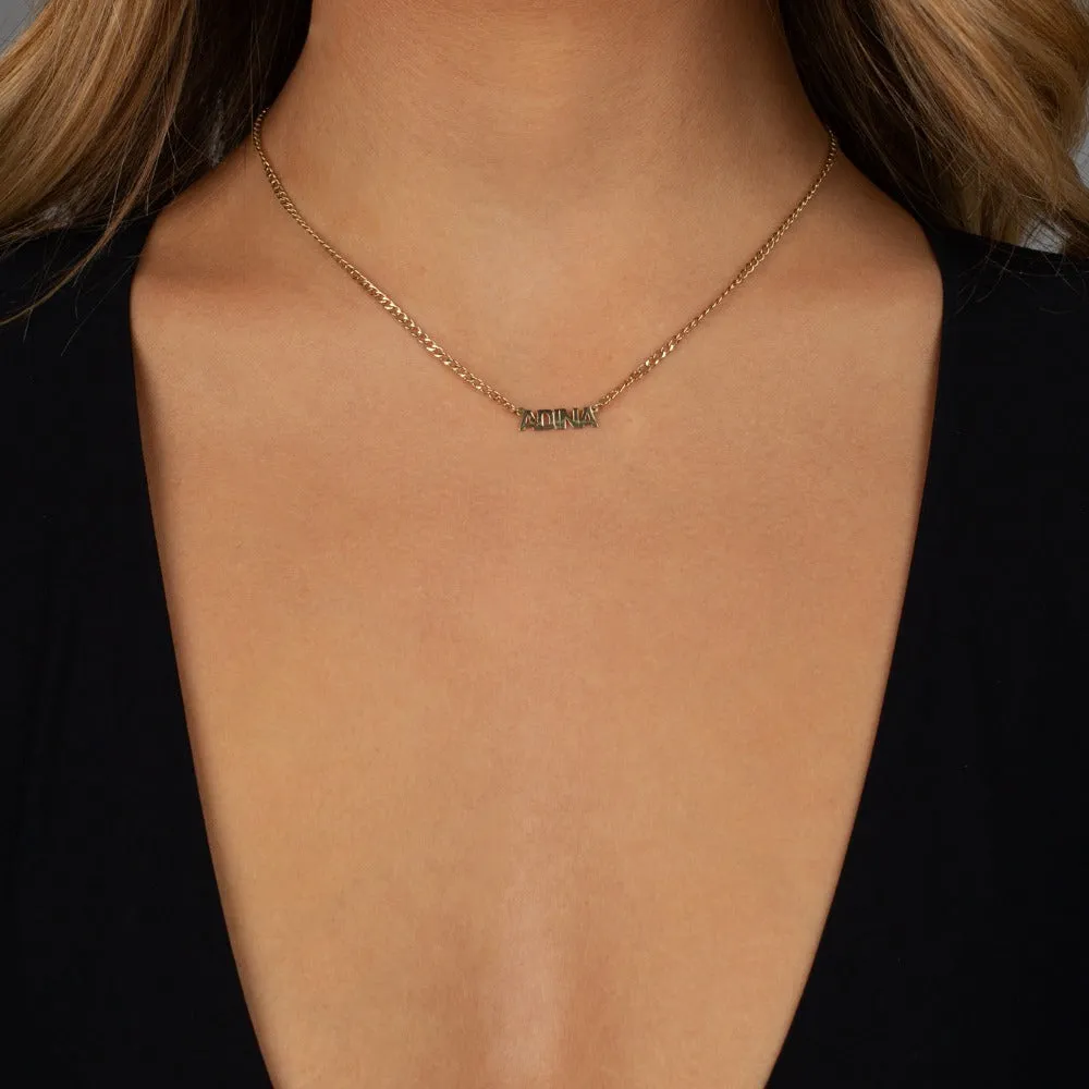 Mini Nameplate Choker