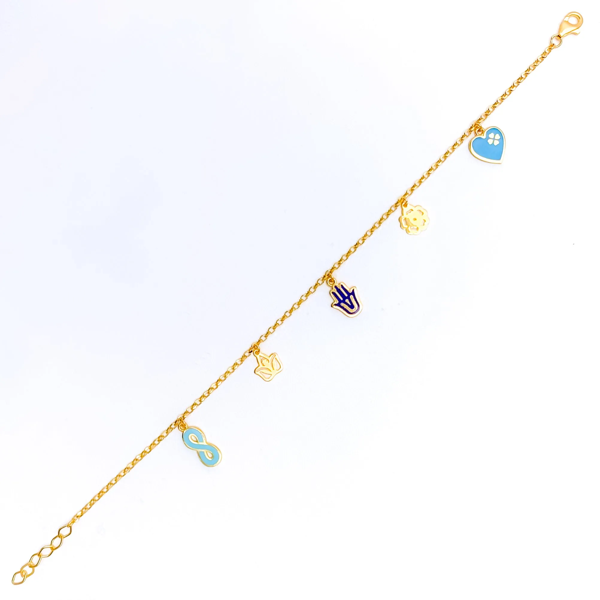 Modish Trendy 21k Charm Bracelet