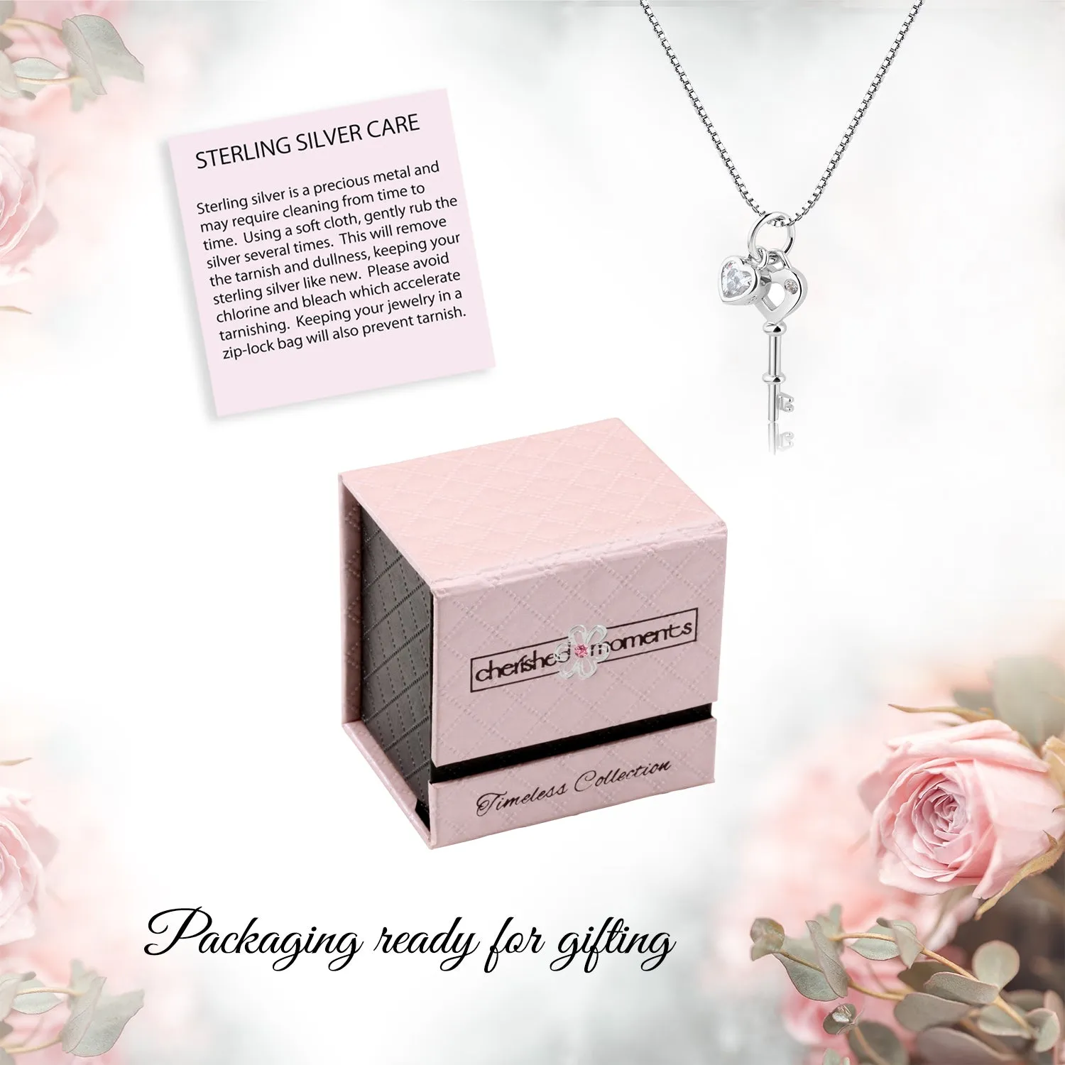 Mom and Me "Key to Your Heart" Necklace 2-Piece Set