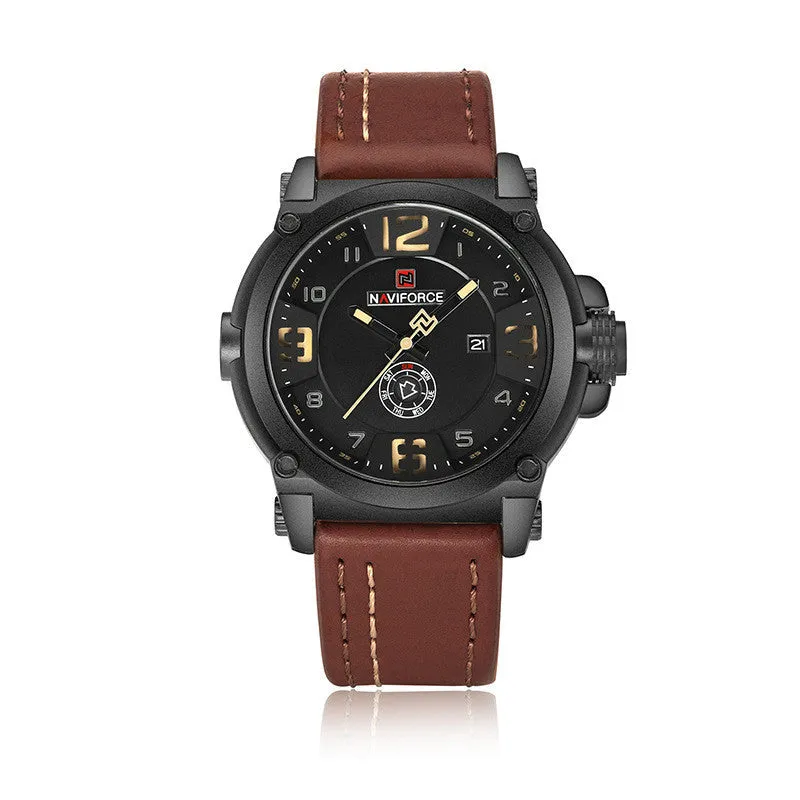 Montre Calendrier, Quartz Eau Vintage
