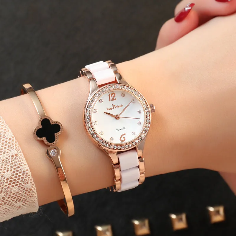 Montres Bracelets à Quartz de Luxe Pour Femmes VIntage