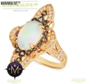 Moonstone Crystal Ring