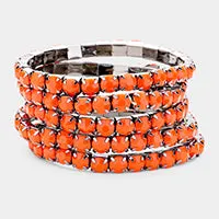 Multi-Layered Beaded Stretch Bracelets