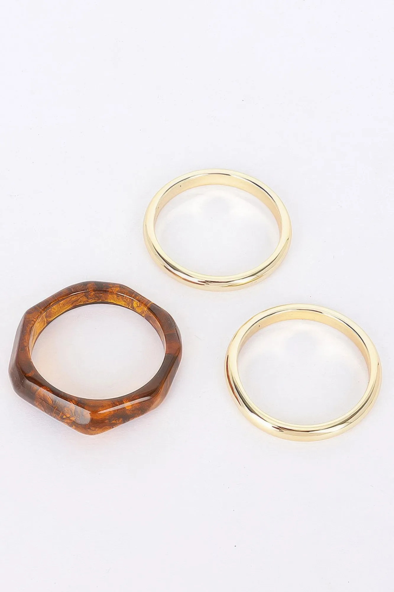 Multi Resin And Ccb Bangle Bracelet