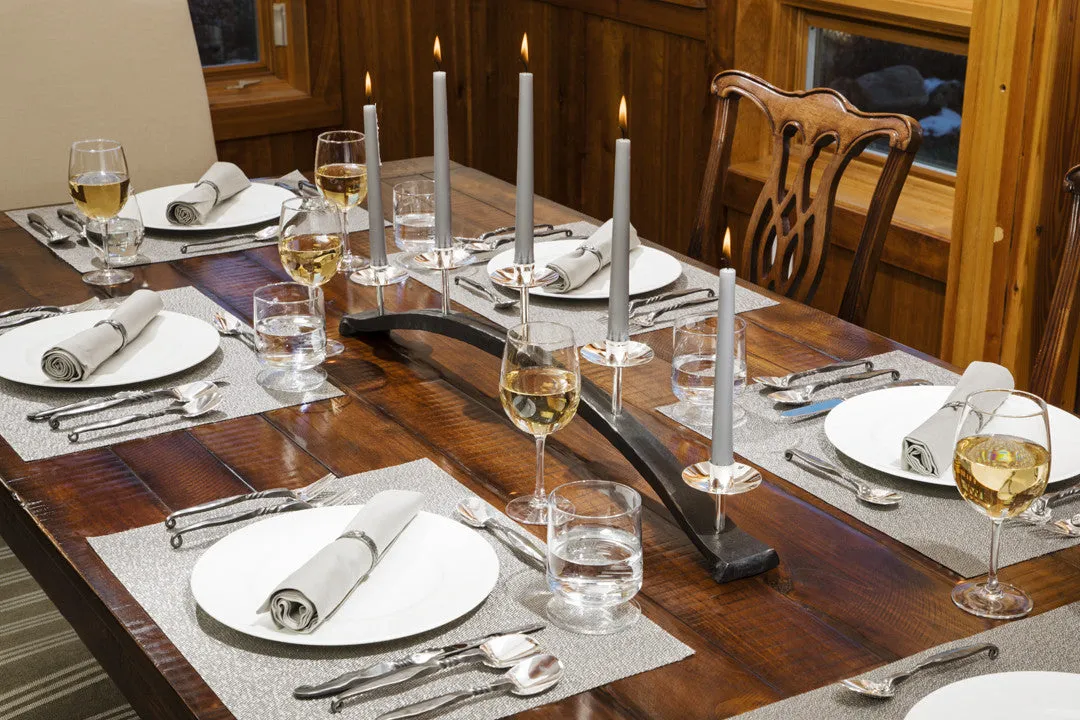Napkin Rings with Silver Rivet