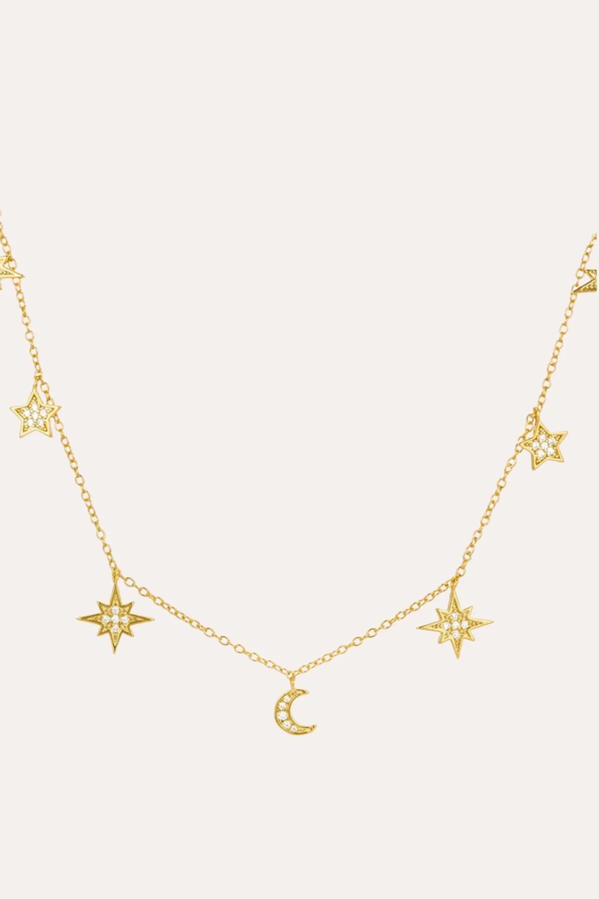 Night Sky Necklace (Gold)