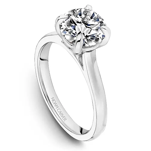 Noam Carver Knife Edge Solitaire Engagement Ring