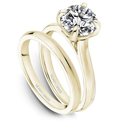 Noam Carver Knife Edge Solitaire Engagement Ring