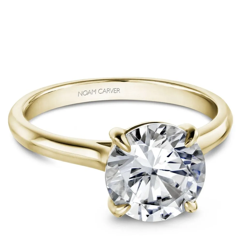 Noam Carver Knife Edge Solitaire Engagement Ring