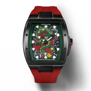 Nsquare Dragon Overloed Automatic 44mm Black Red