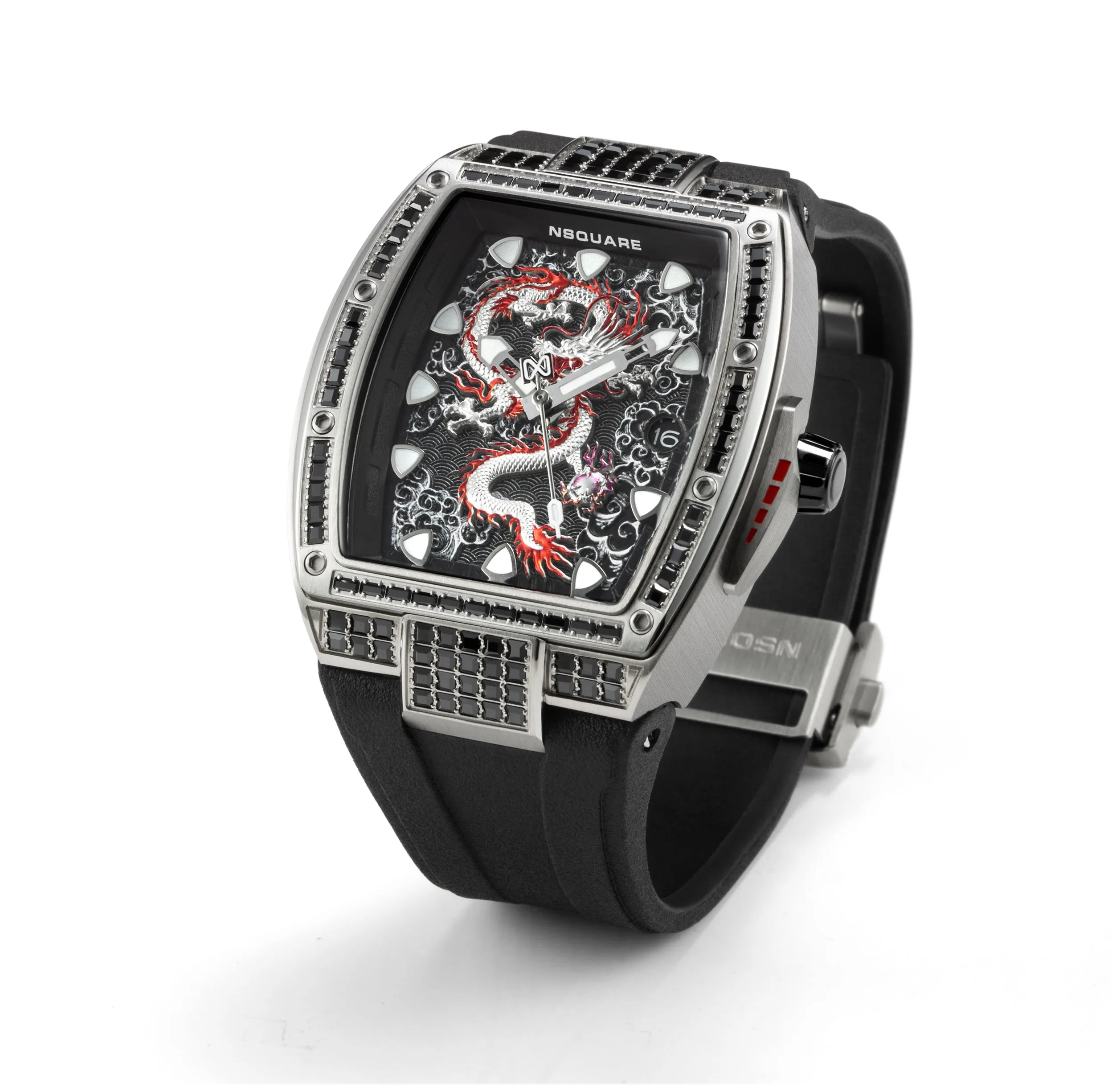 Nsquare Dragon Overloed Automatic 44mm Black