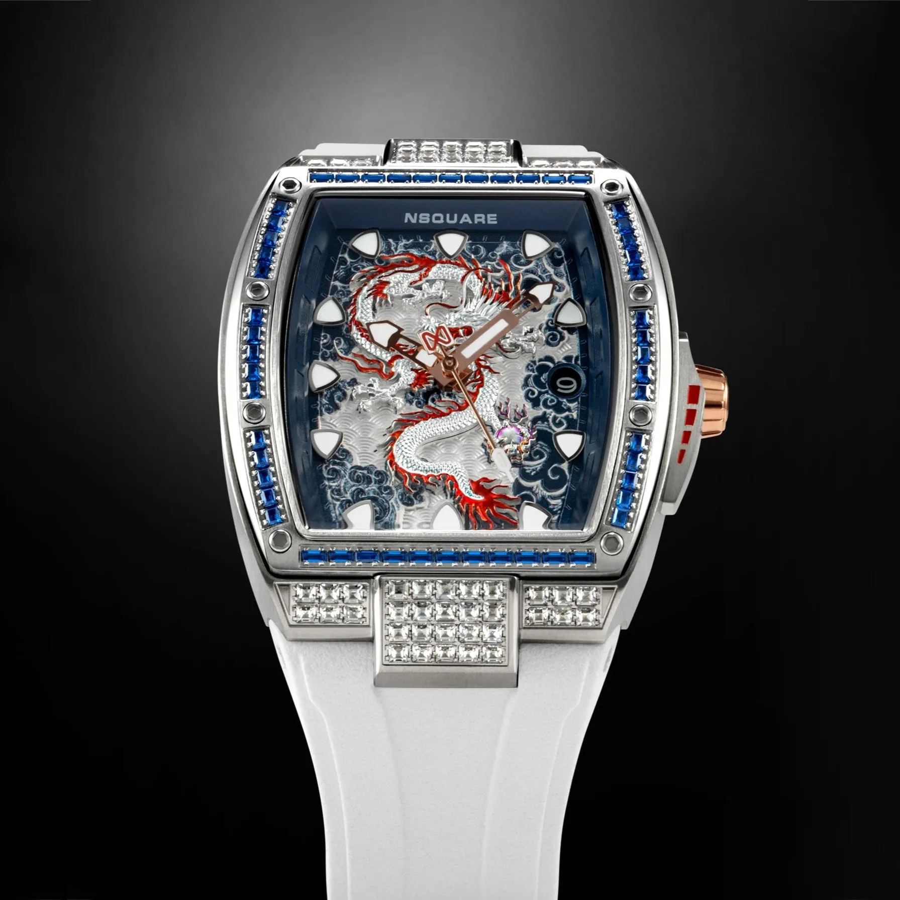 Nsquare Dragon Overloed Automatic 44mm White
