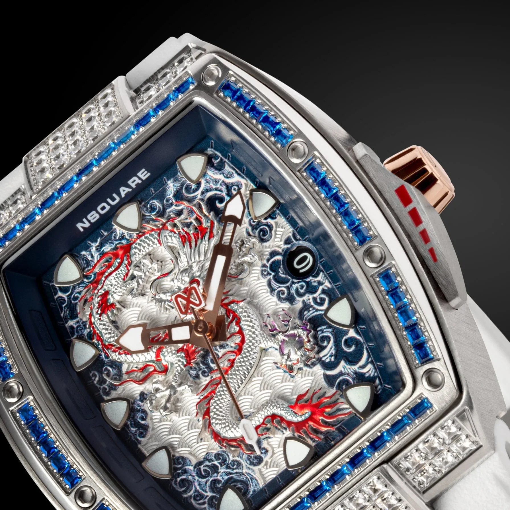 Nsquare Dragon Overloed Automatic 44mm White