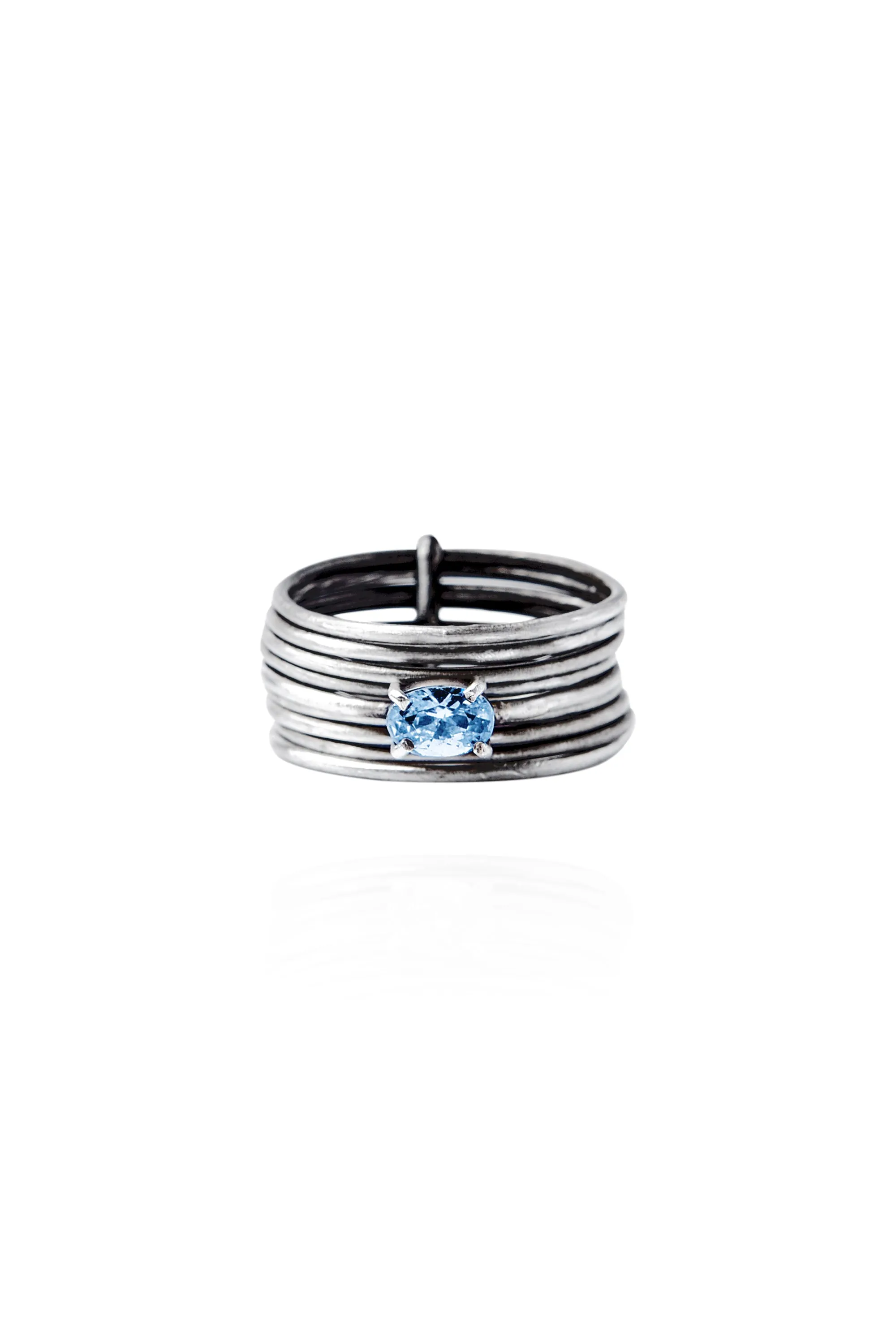 ORBIT RING_TOPAZ BLUE