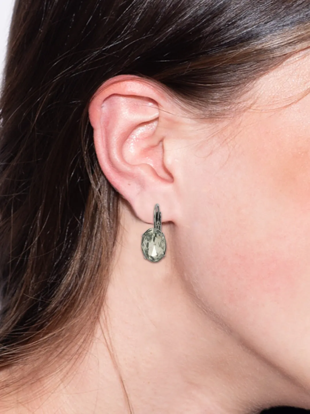 Oval Cut Dangle Earring - ECR20GMBD