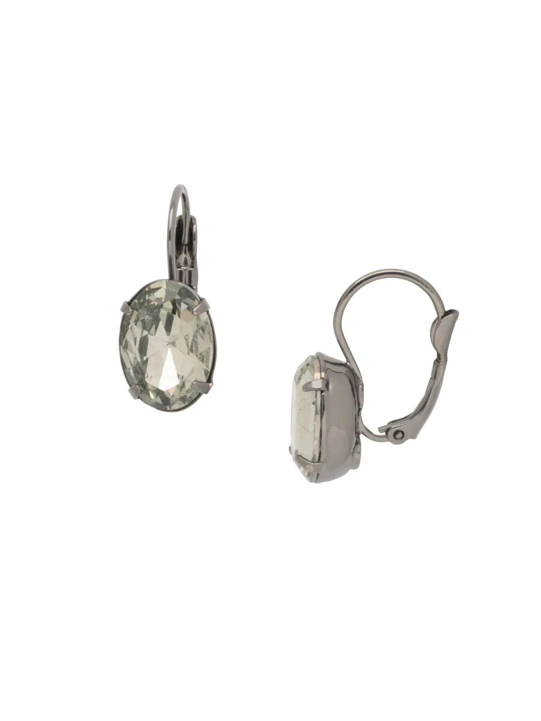 Oval Cut Dangle Earring - ECR20GMBD