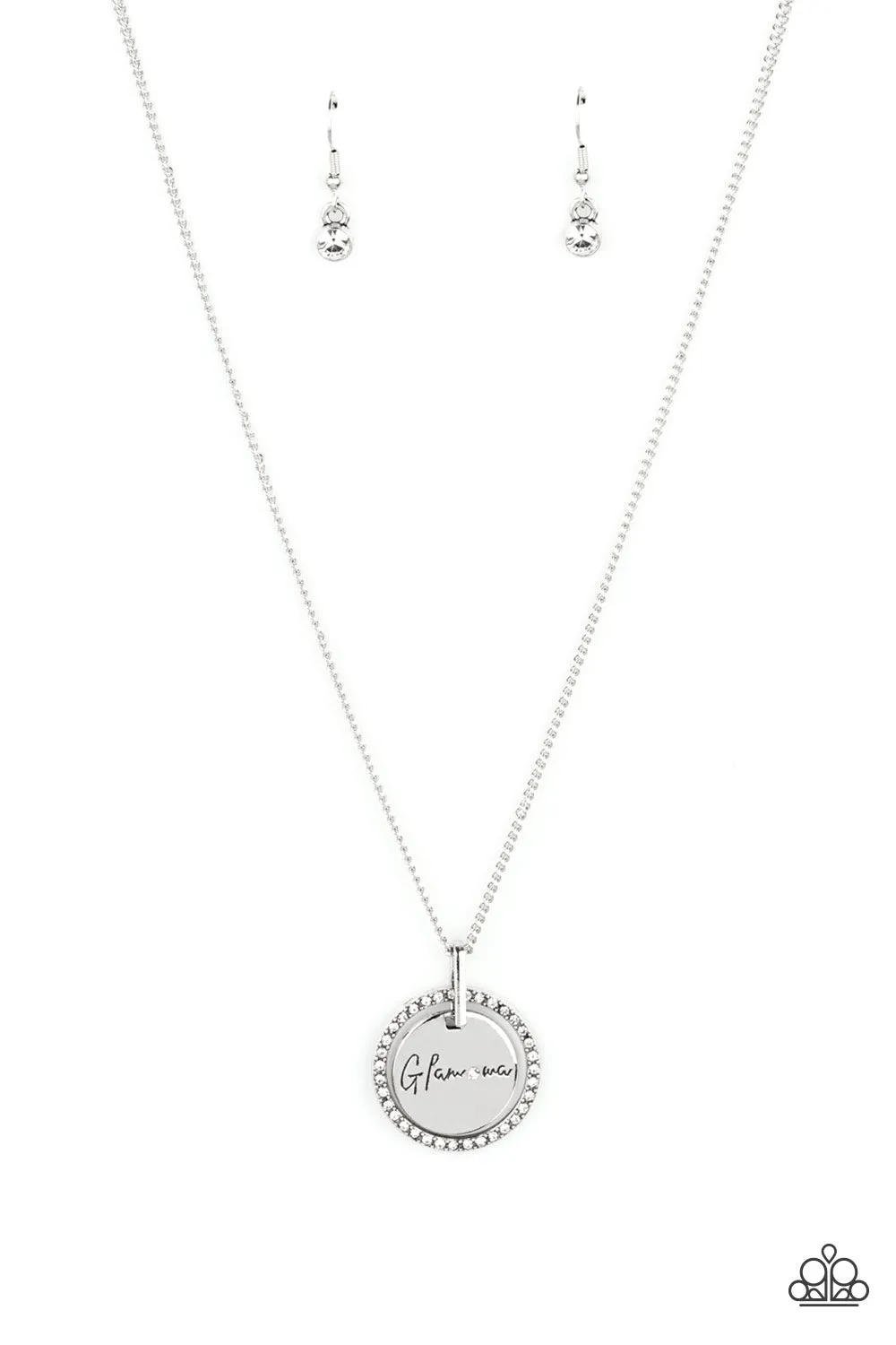 Paparazzi Glam-ma Glamorous - White Necklace