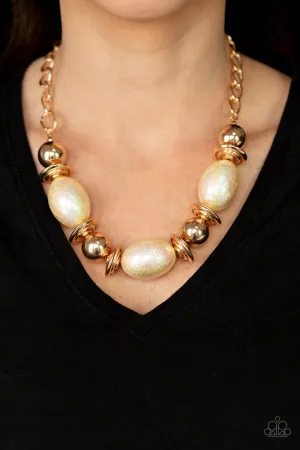 Paparazzi - Welcome To The Big Leagues - Gold Necklace