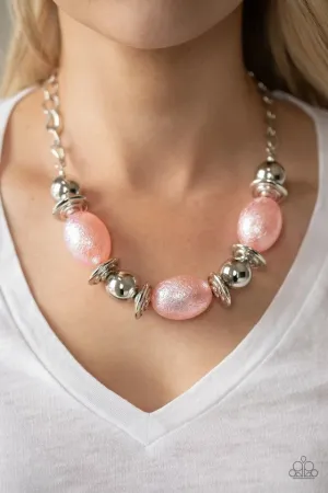 Paparazzi - Welcome To The Big Leagues - Pink Necklace
