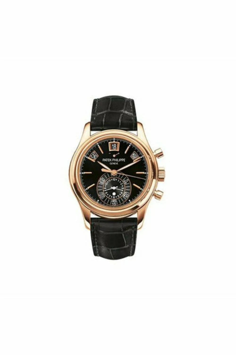 patek philippe annual calendar chronograph 5960r-010 rose gold men's watch