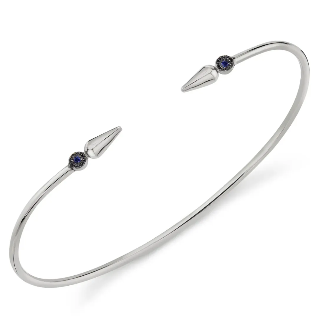 Pave Center Shirley Spear Bangle