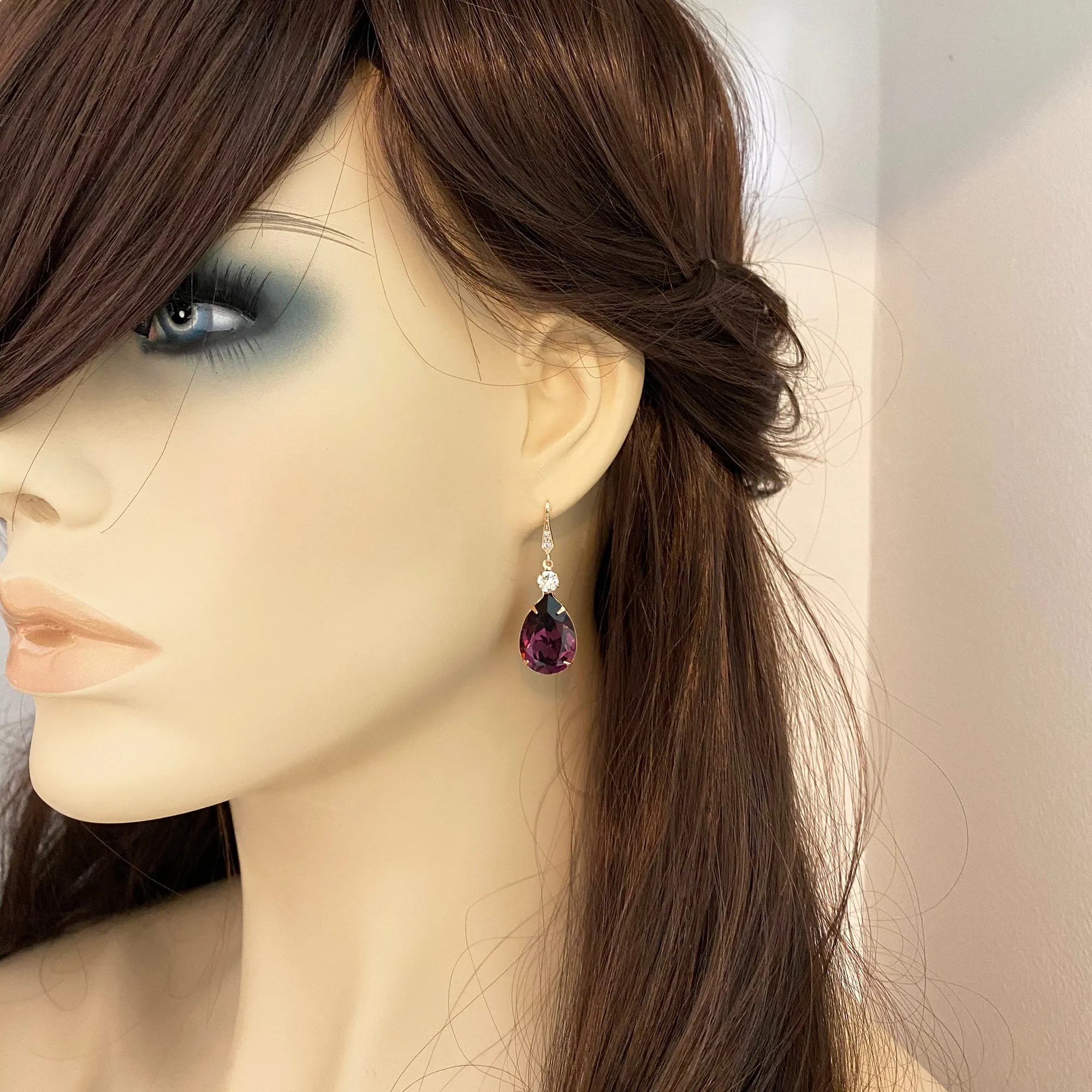 Pear Double Earrings