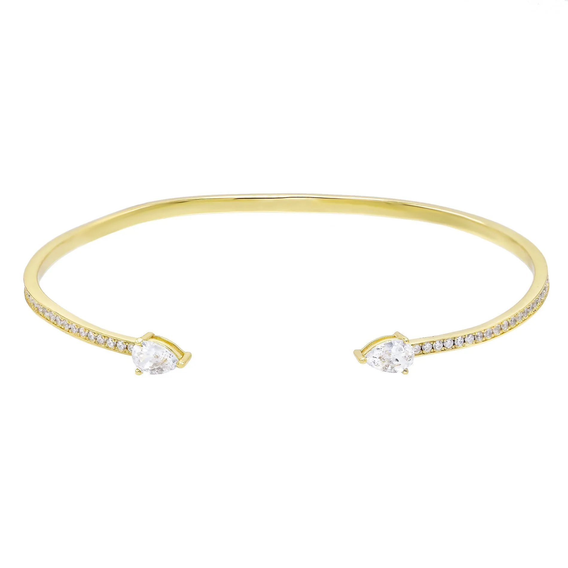 Pear Stone Bangle