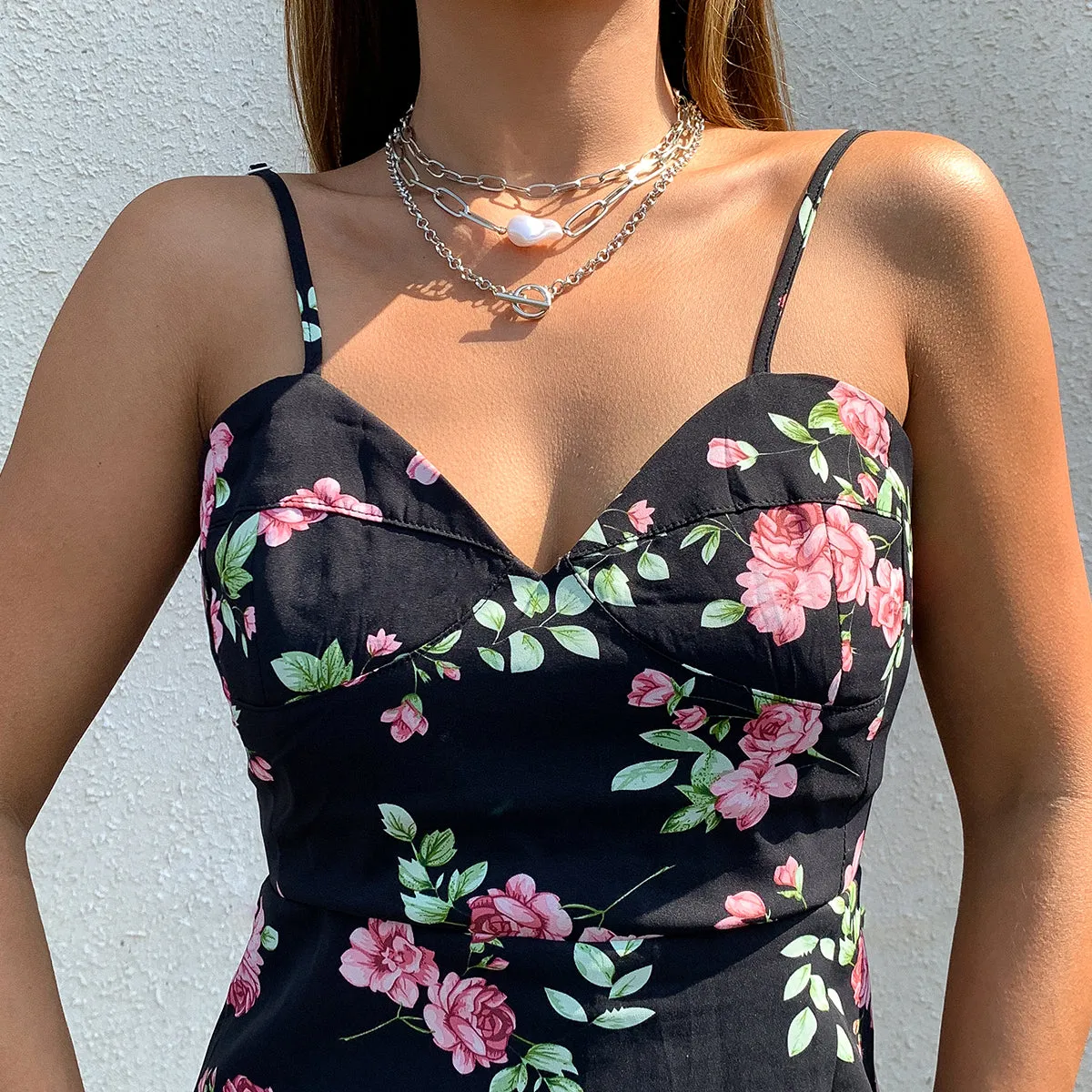 Pearl & Silver-Plated Toggle Necklace Set