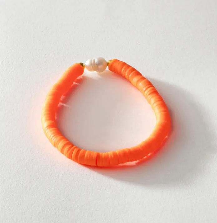 Pearl Pop Heishi Bead Bracelet