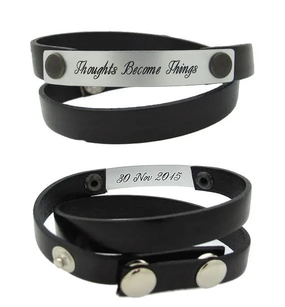 Personalized Mens Bracelet -anniversary gifts for men