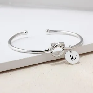 Personalized Tie Design ID Bracelets with Engraved Name & 2 colors, Customize Fashion Bangles for Women
