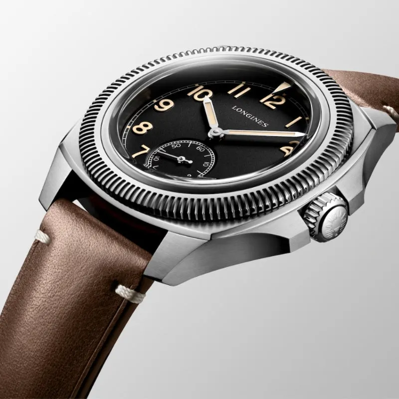 Pilot Majetek Pioneer Stainless Steel on Leather Strap 43mm - L2.838.4.53.0