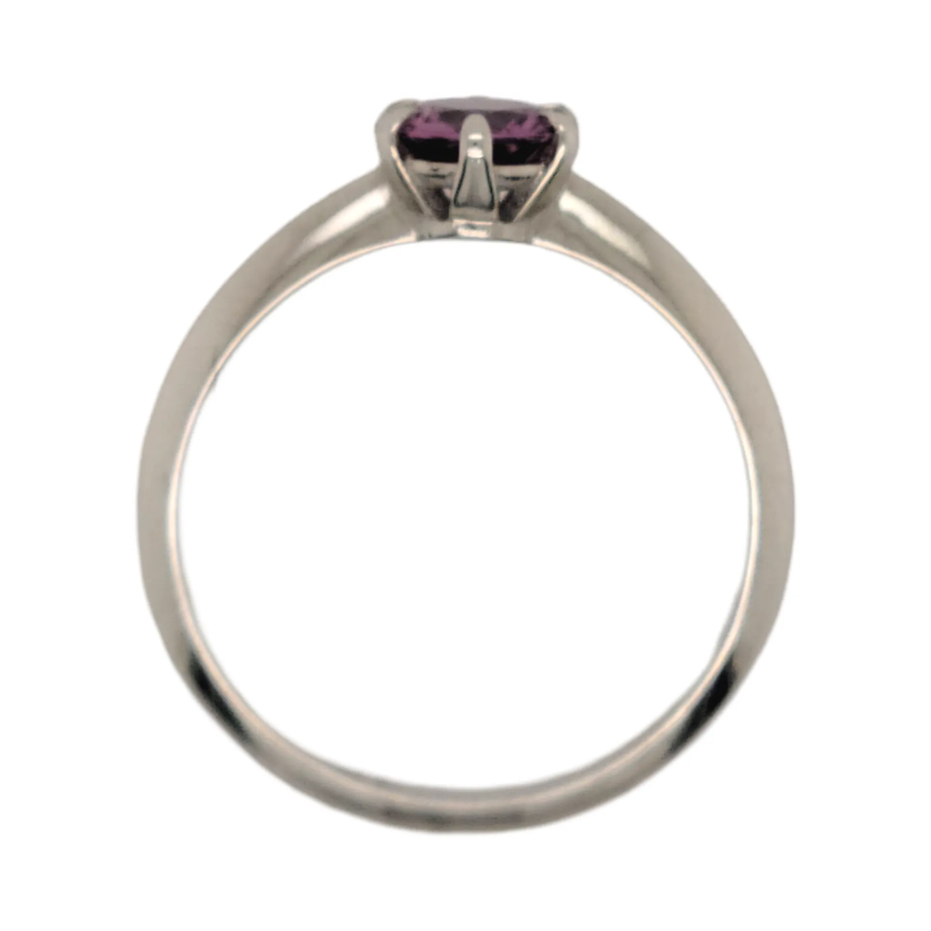 Pink Sapphire Engagement Ring