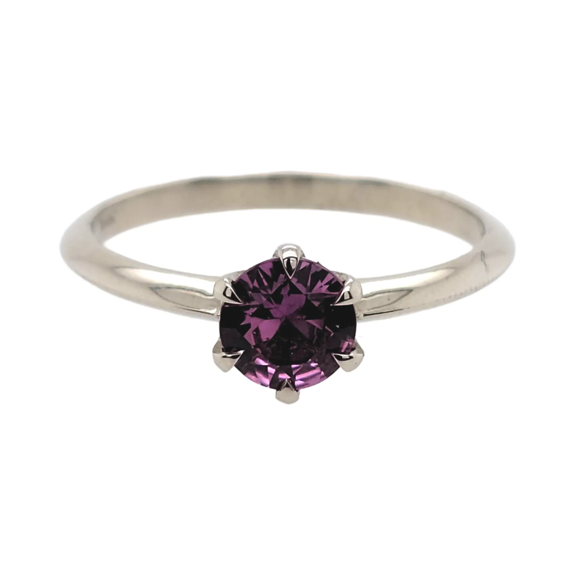 Pink Sapphire Engagement Ring