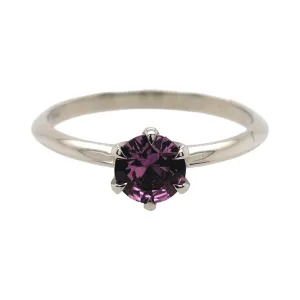 Pink Sapphire Engagement Ring