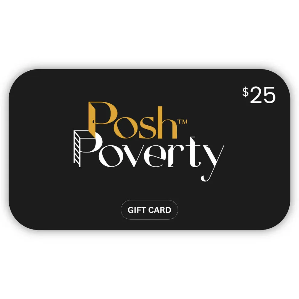 Posh Poverty Gift Cards