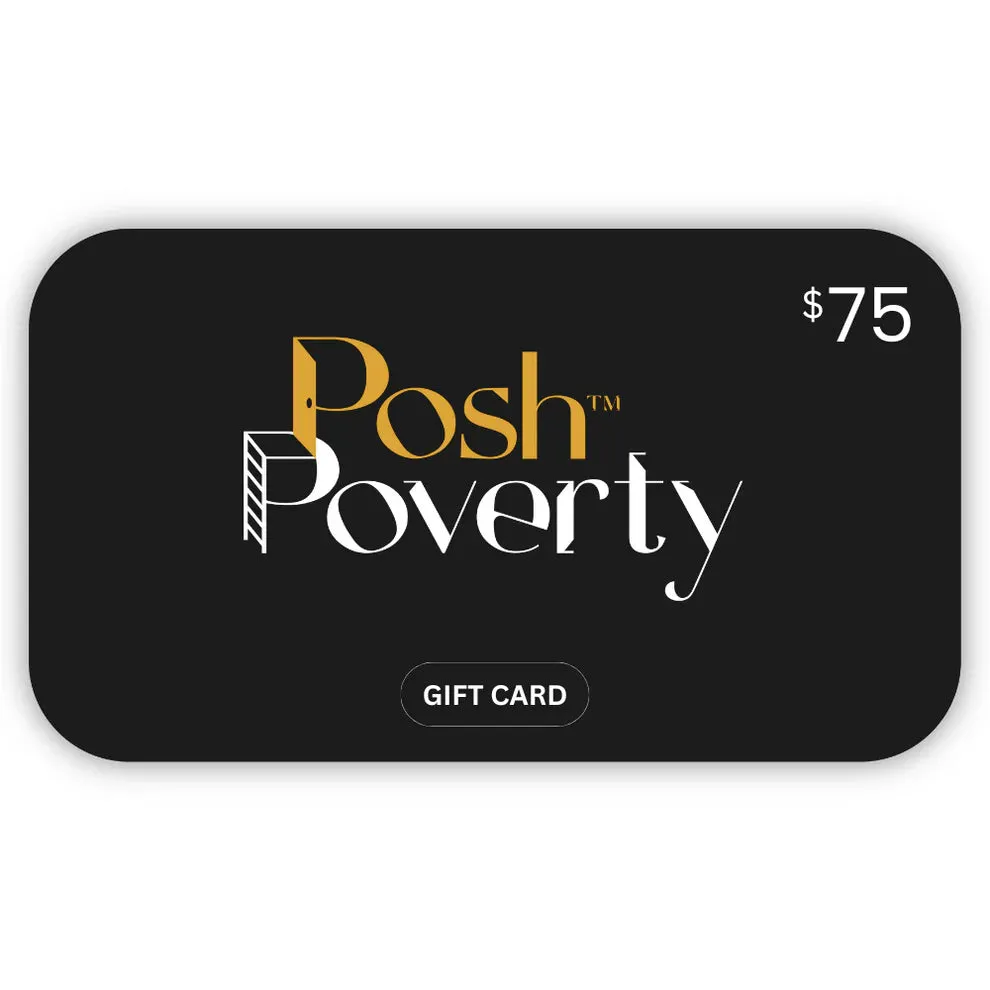 Posh Poverty Gift Cards
