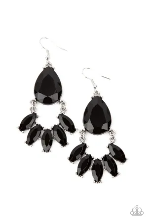 POWERHOUSE Call Black Paparazzi Earrings