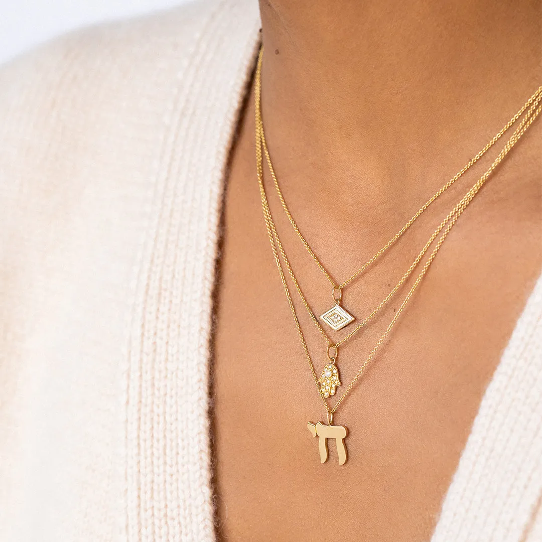 Pure Gold Small Chai Charm