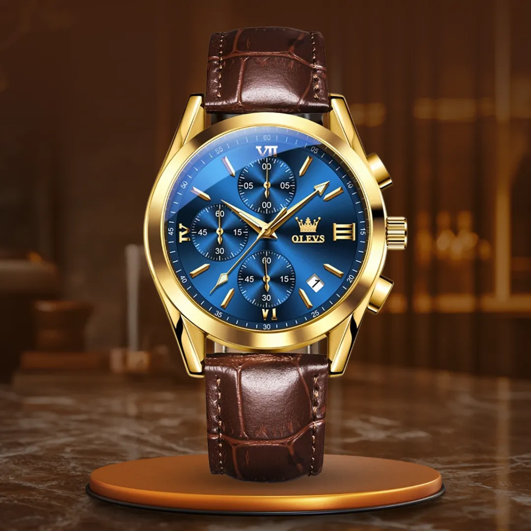 QUARTZ LUMINOUS CHRONOGRAPH WATCH | Radiant Timekeeping Precision