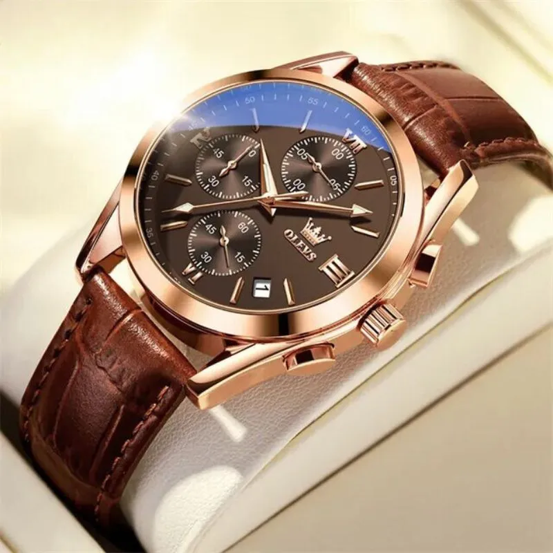 QUARTZ LUMINOUS CHRONOGRAPH WATCH | Radiant Timekeeping Precision