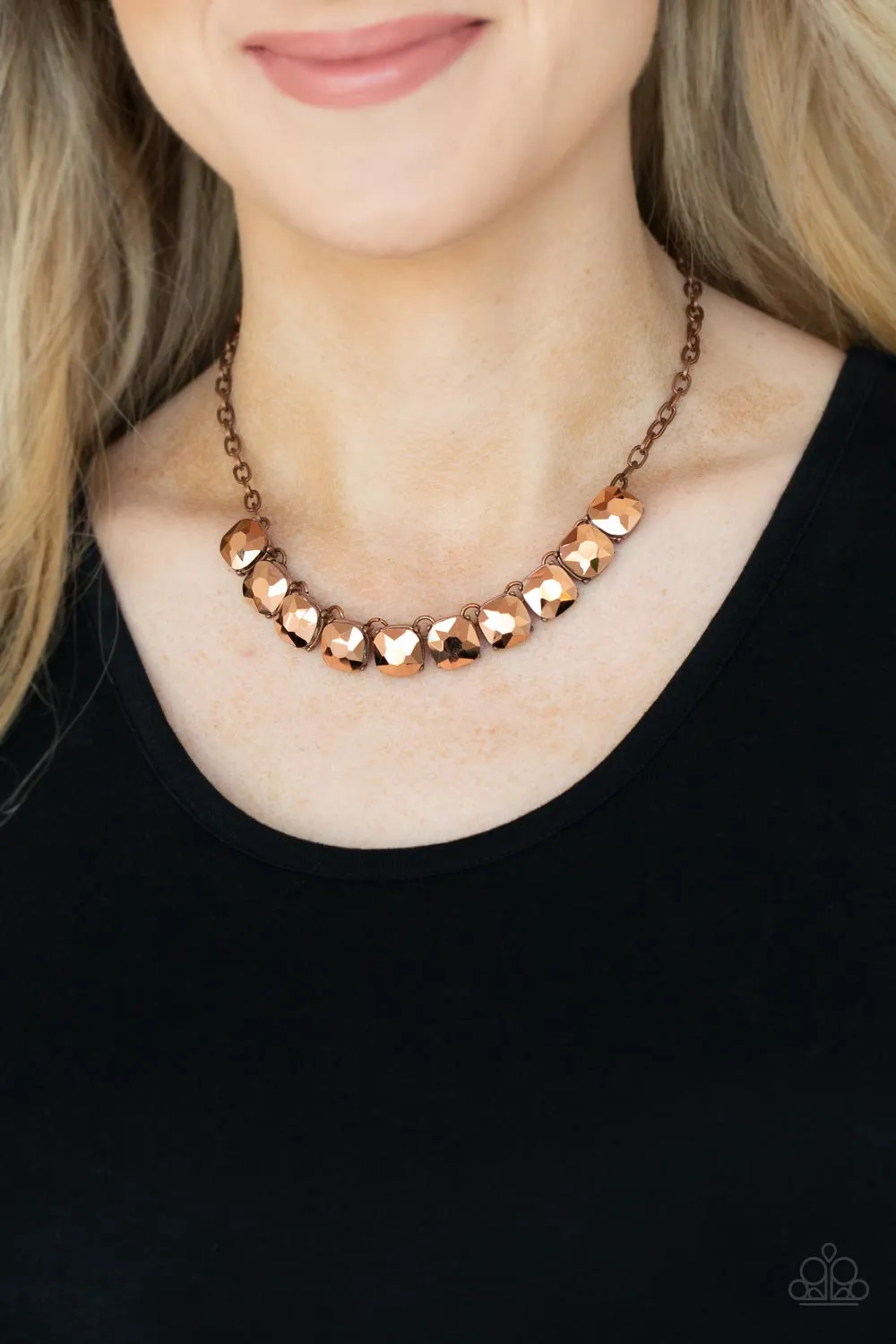 Radiance Squared - Copper (Aurum) Necklace