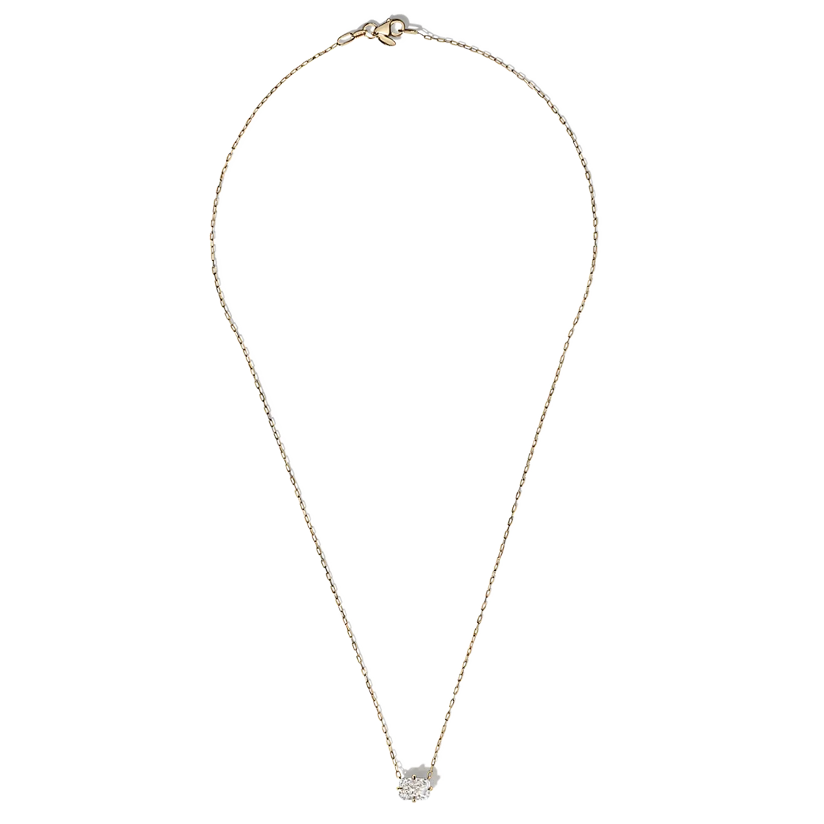 Radiant Diamond Solitaire Pendant
