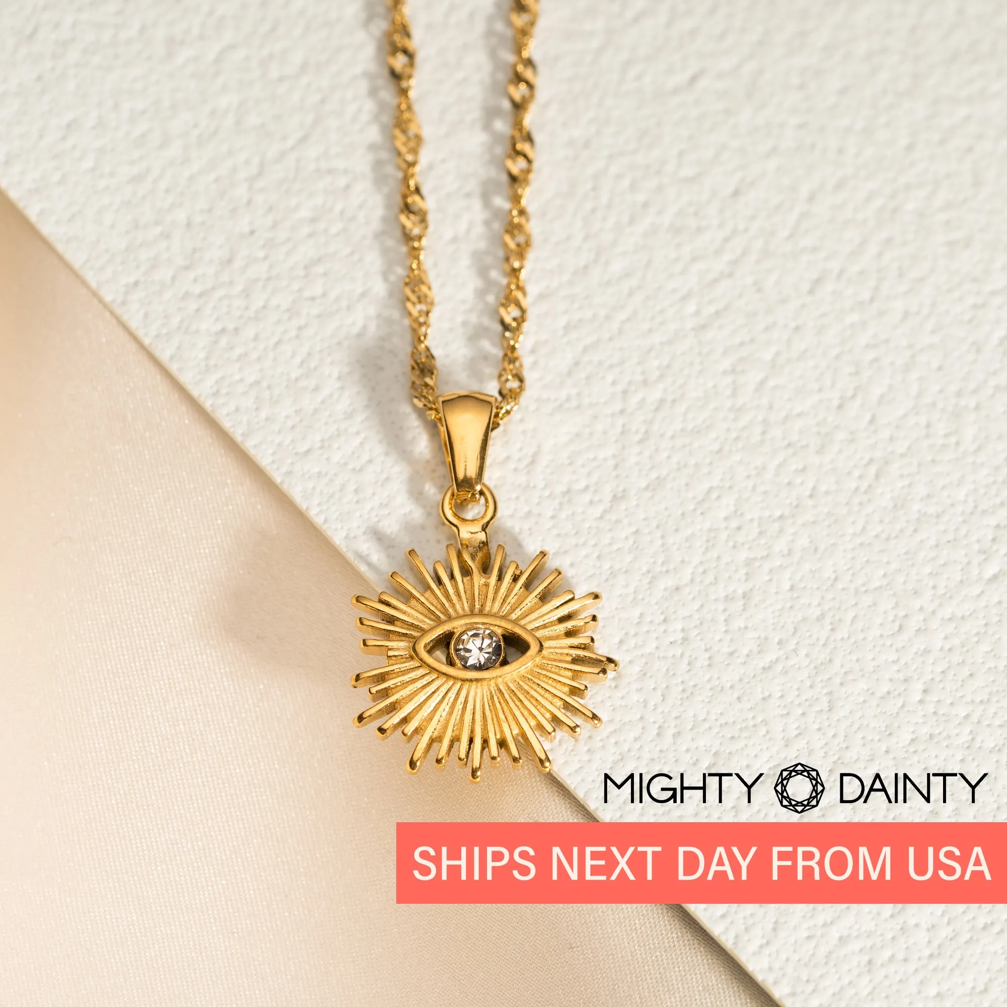 Radiant Evil Eye Necklace
