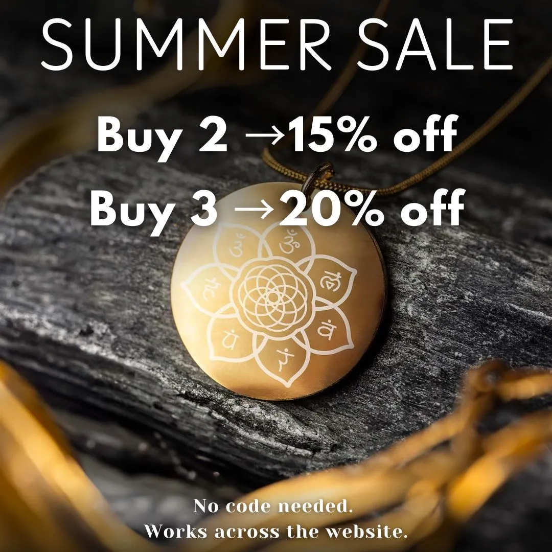 Radiant Gayatri Mantra Tag Necklace